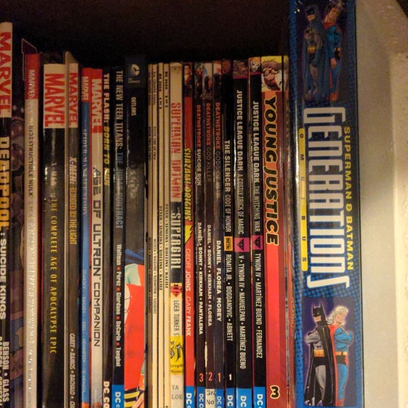 MYSTERY EAGLEMOSS DC COMICS GRAPHIC NOVRLS MARVEL MCU HARDCOVER 10 ...