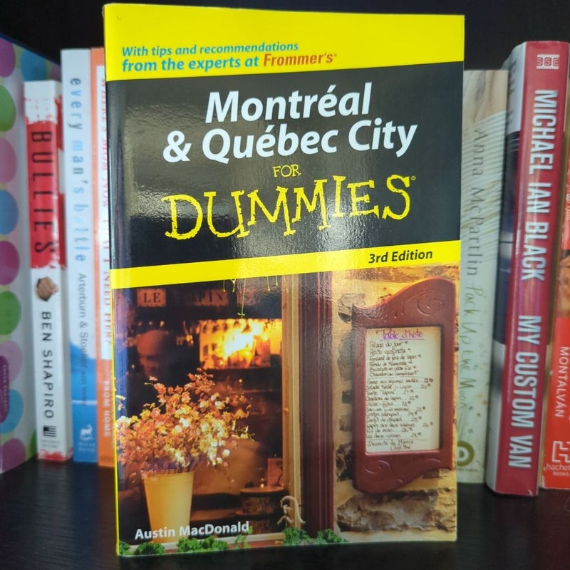 Montréal and Québec City for Dummies