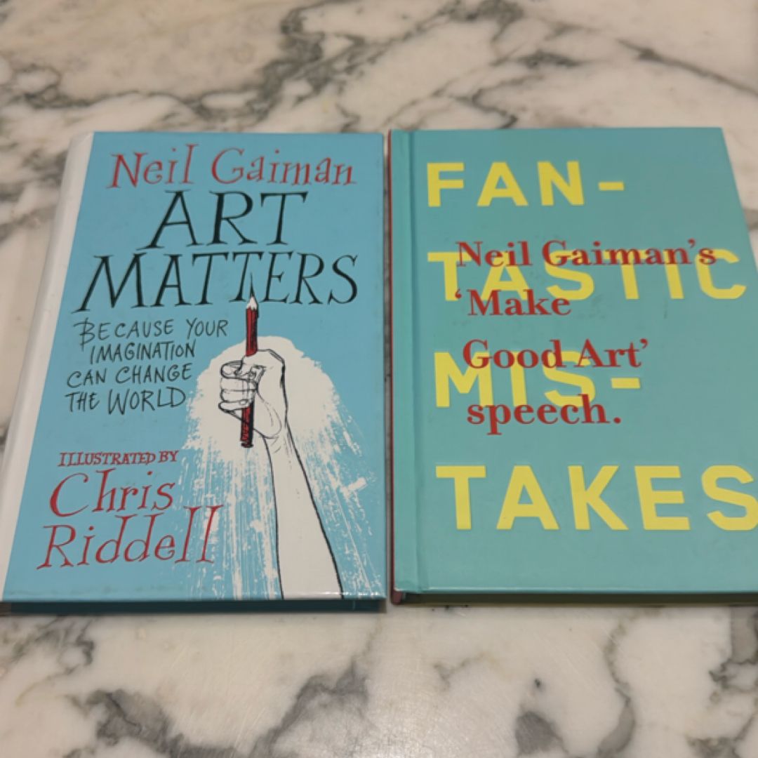 Neil Gaiman Speeches Bundle: Make Good Art & Art Matters