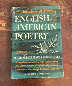 THE ANTHOLOGY OF FAMOUS ENGLISH & AMERICAN POETRY- Modern Library Giant HC!