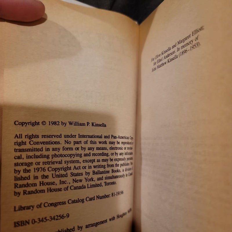 Shoeless Joe by W.P. Kinsella