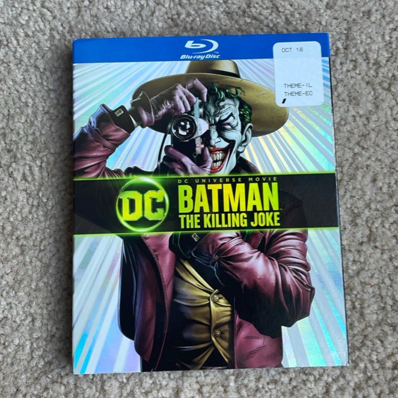 Batman The Killing Joke Blu Ray DVD