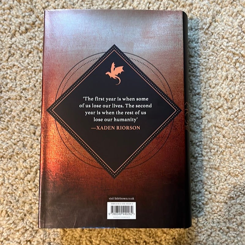 SIGNED Iron Flame Special Edition by Rebecca Yarros, Hardcover Pangobooks