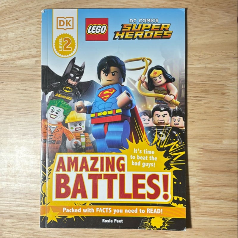 DK Readers L2: LEGOÂ® DC Comics Super Heroes: Amazing Battles!