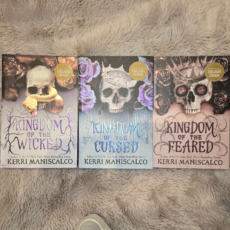 B&N Kingdom of the Wicked triology 
