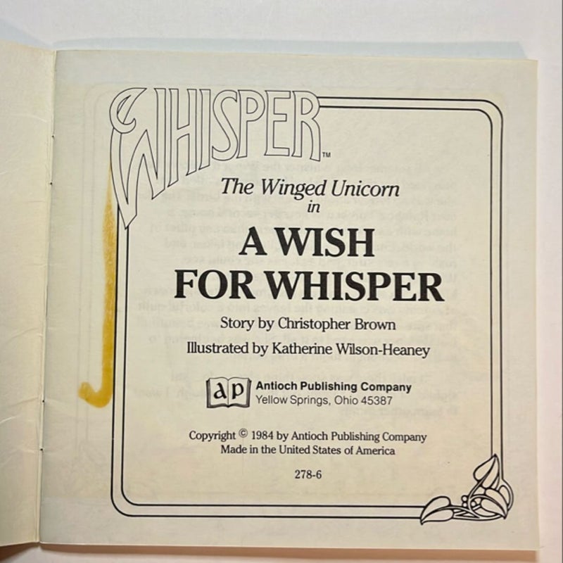 A Wish for Whisper