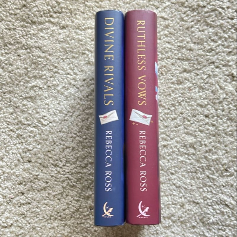 Divine Rivals and Ruthless Vows UK Waterstones Editions by Rebecca Ross ...