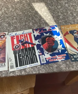 4 Captain America comics 