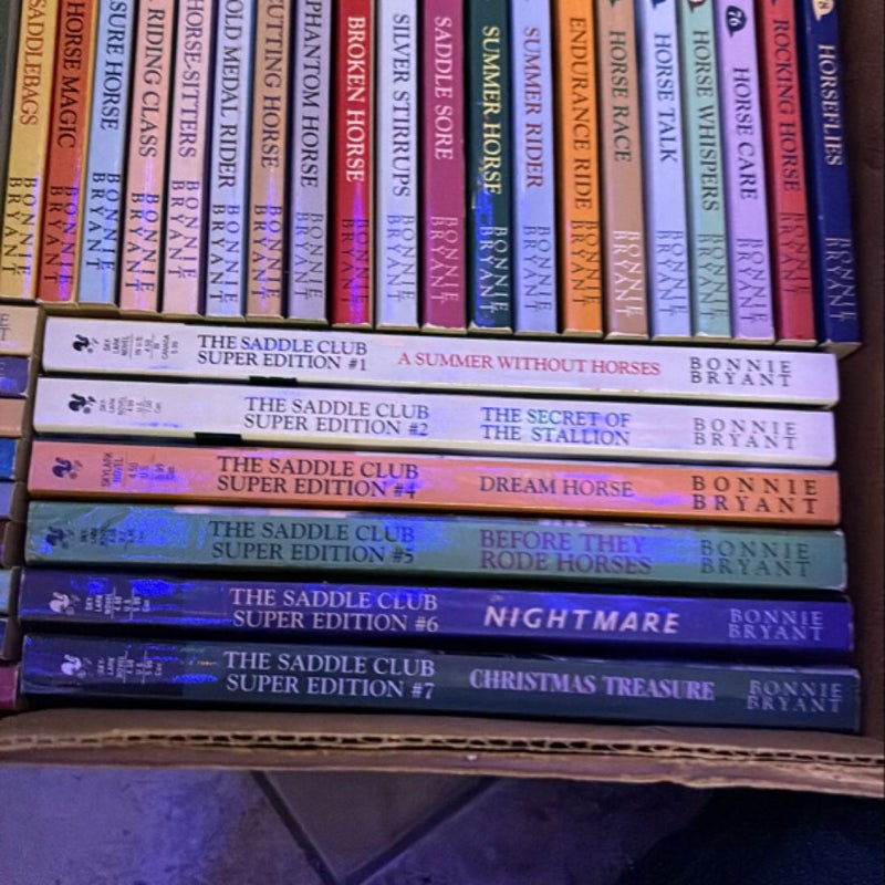 Assorted Saddle Club books