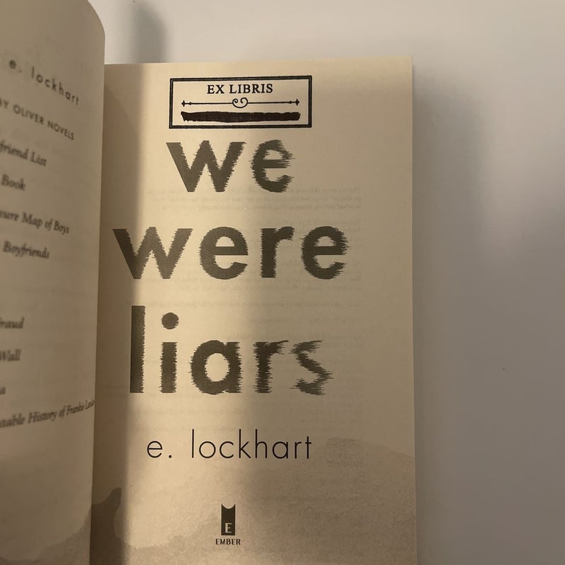 We Were Liars