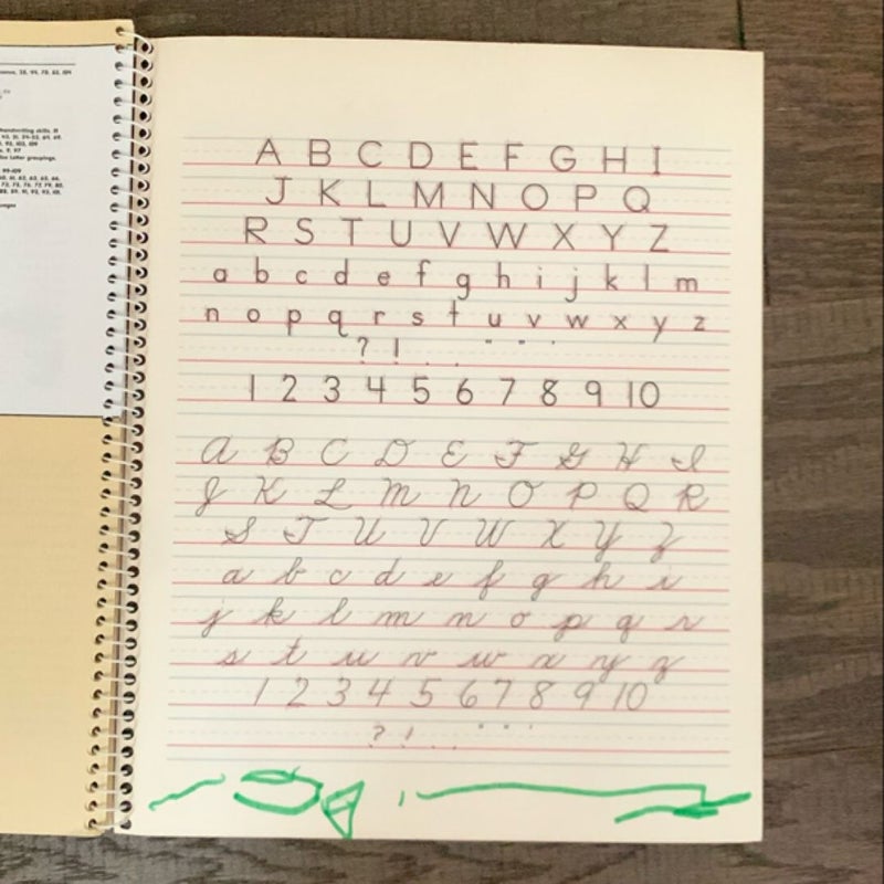 Zaner-Bloser Handwriting 1999