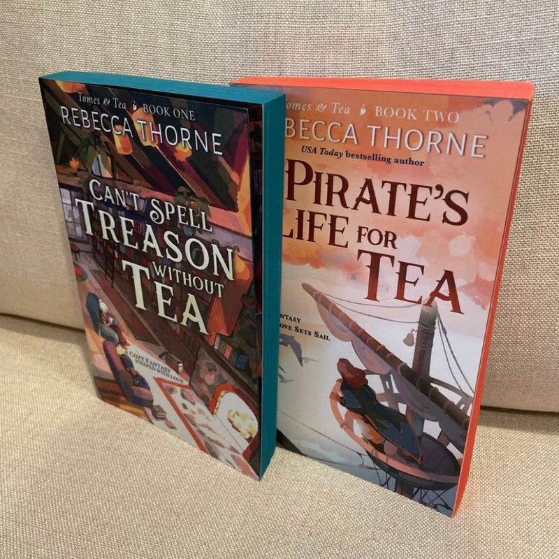 SIGNED A Pirate’s Life for Tea & Can’t Spell Treason Without Tea