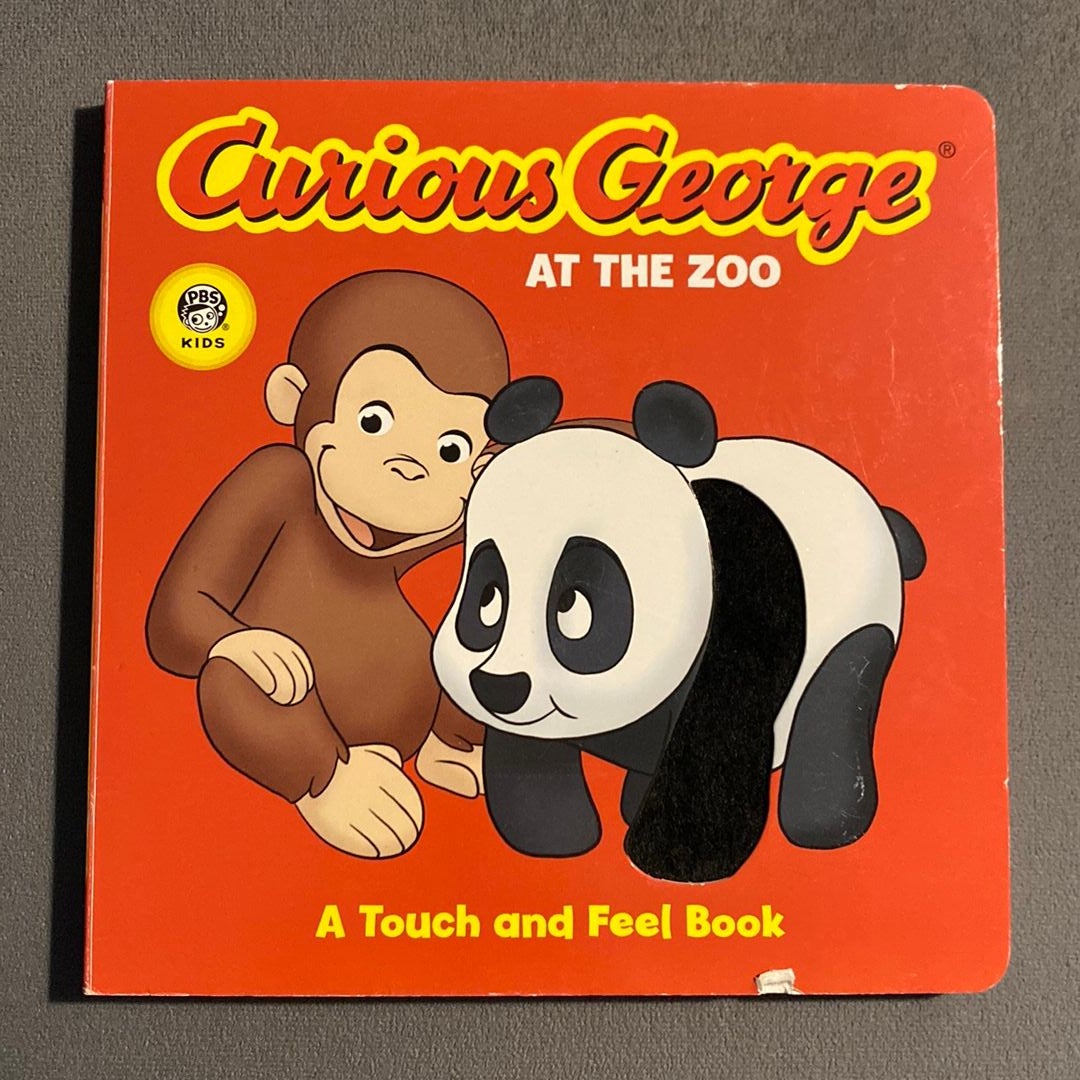 Curious George at the Zoo (cgtv Touch-And-Feel Board Book)