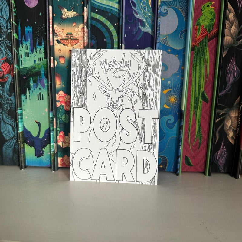 throne of glass post card
