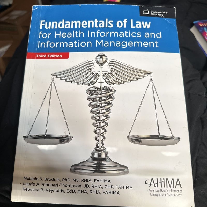 Fundamentals of Law for Health Informatics and Information Management