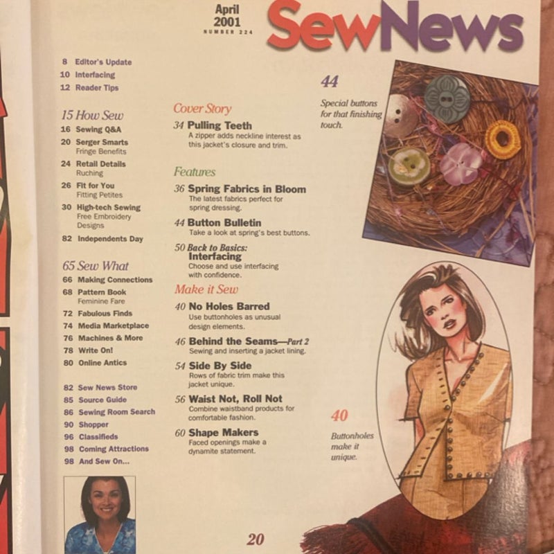 Sew News Magazine (April 2001)