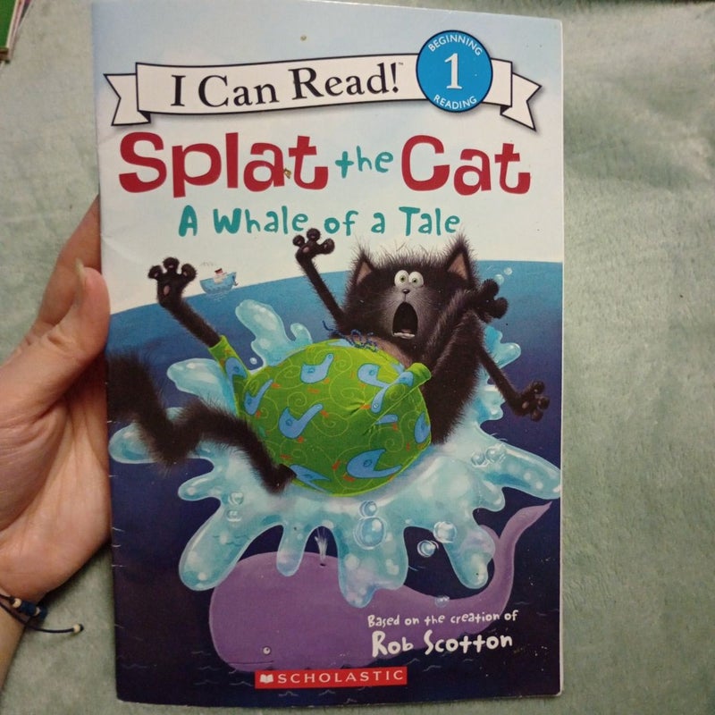 Splat the Cat a Whale of a Tale I can Read level 1 children's book