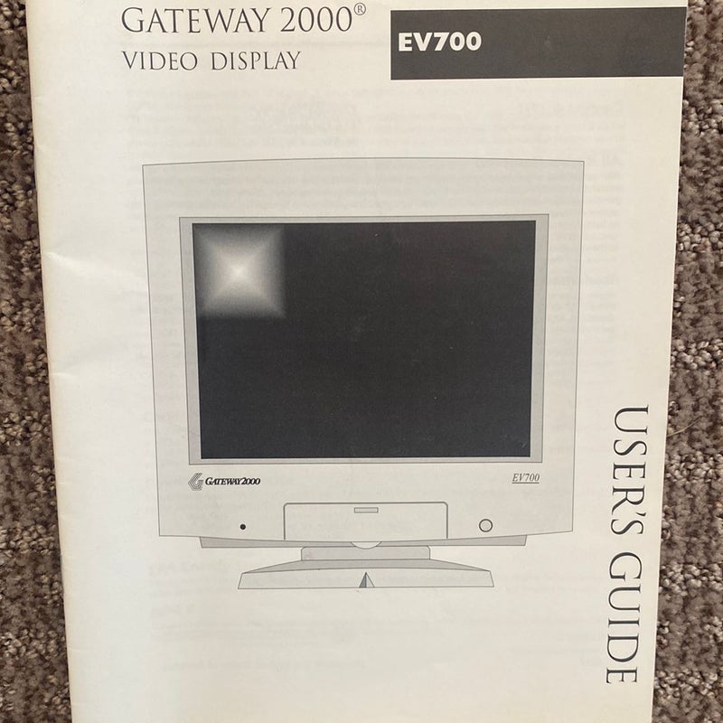 Gateway 2000 Video Display EV700