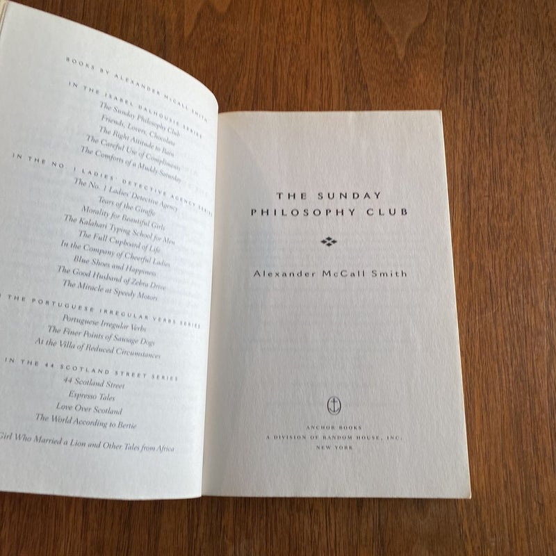 The Sunday Philosophy Club