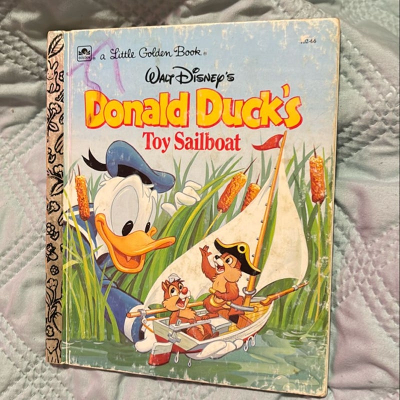 Donald Duck and Sailboat