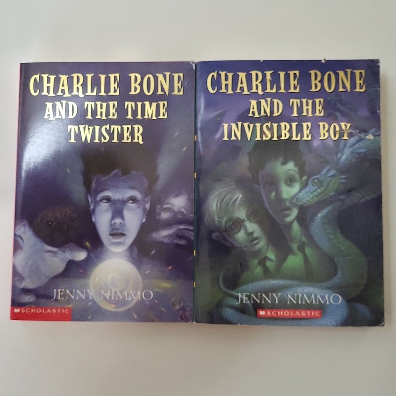 Charlie Bone and the Time Twister & Charlie Bone and the Invisible Boy bundle