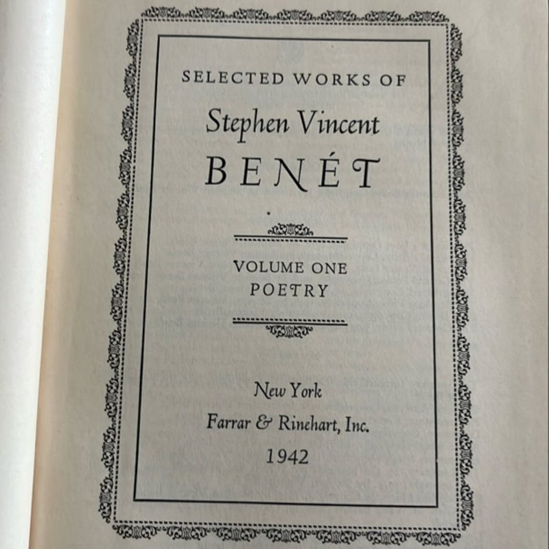 Selected works of Steven Vincent Benét