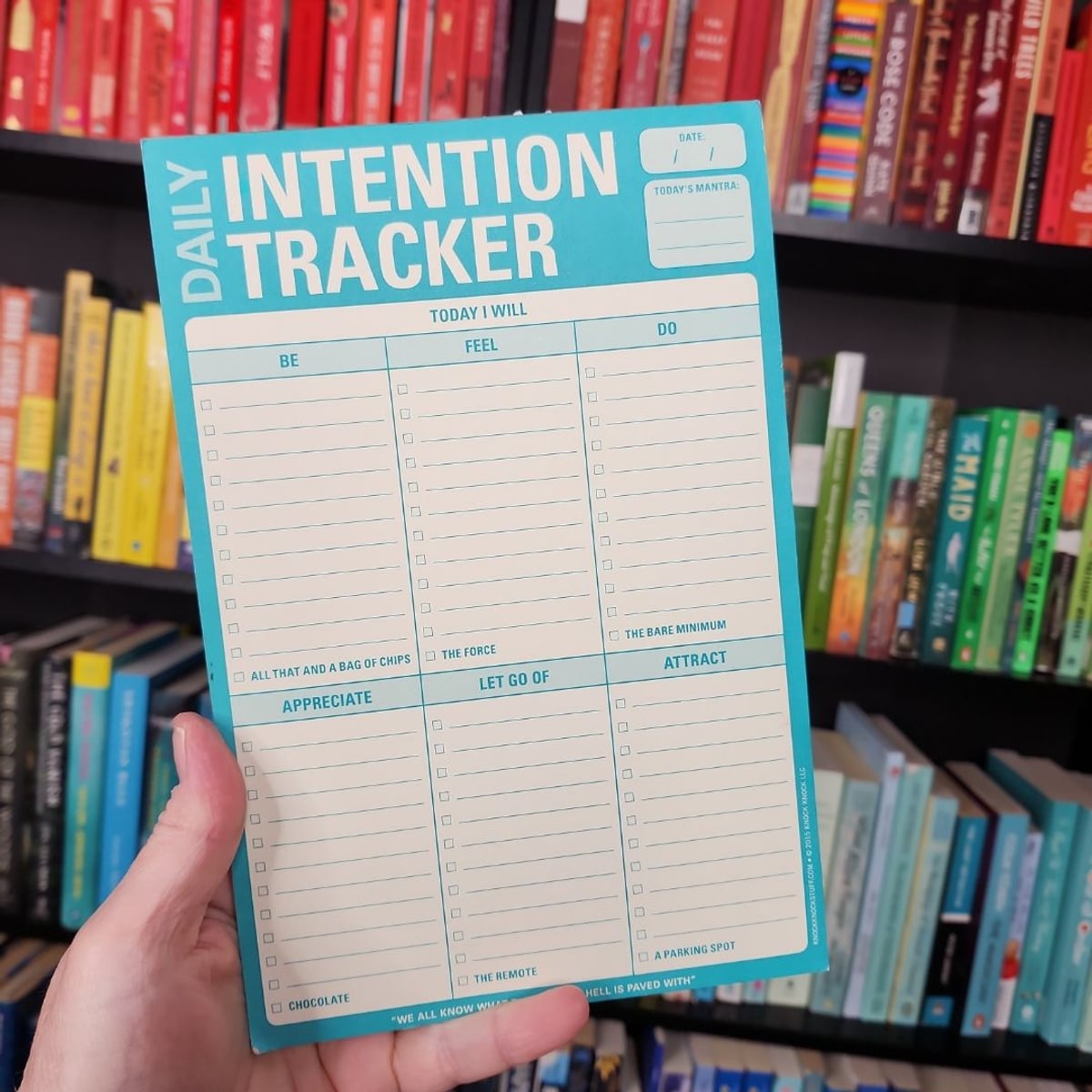 Knock Knock Daily Intention Tracker Pad by Knock Knock Daily Intention ...