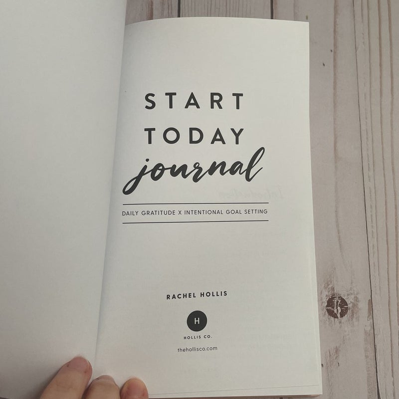 Start Today Journal (Rachel Hollis) 