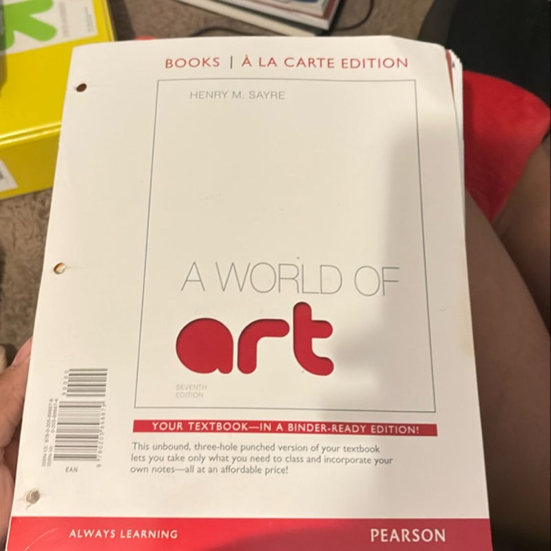 A World of Art, Books a la Carte Edition