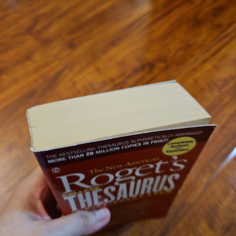 The New American Roget's College Thesaurus in Dictionary Form