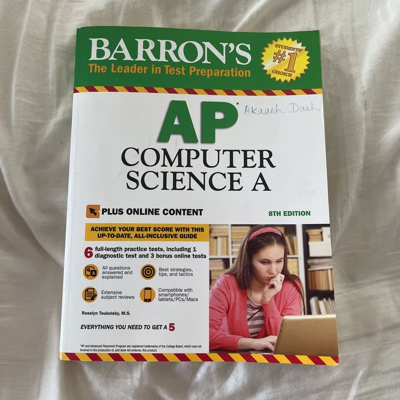 Barron's AP Computer Science a with Online Tests