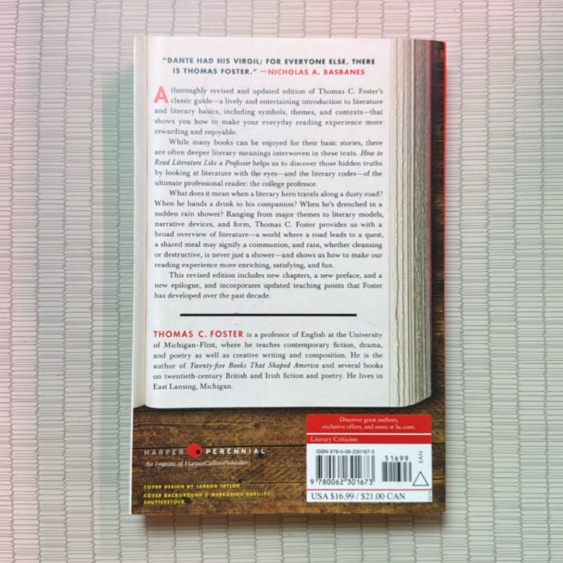 How to Read Literature Like a Professor Revised Edition