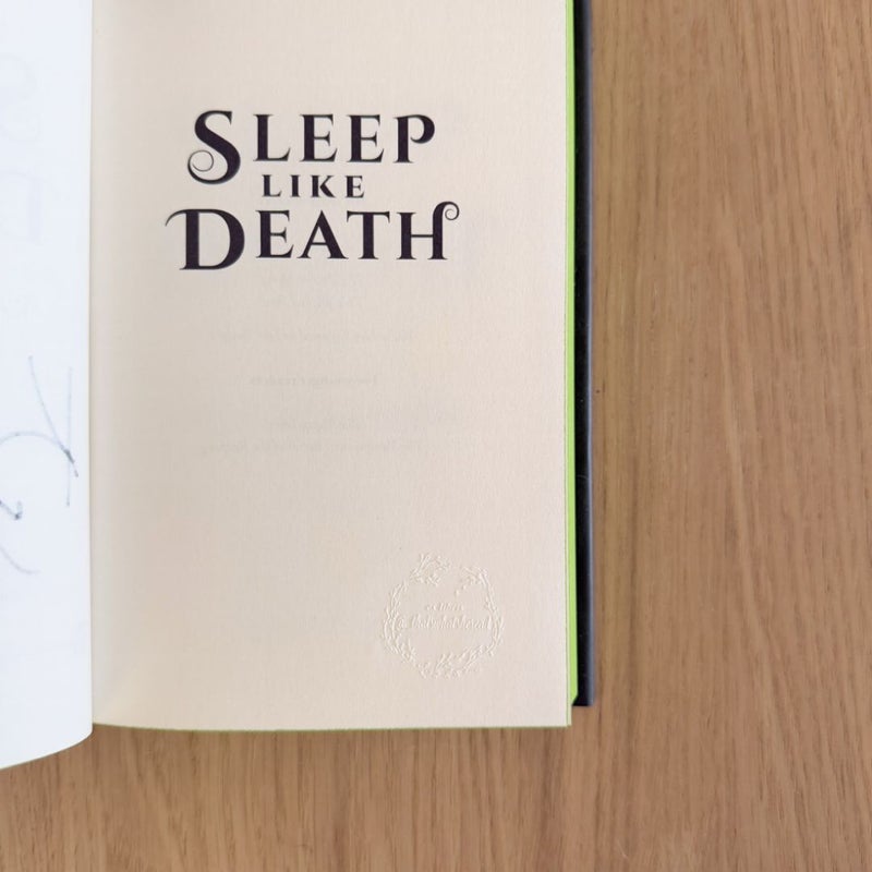Sleep Like Death SIGNED *Owlcrate Exclusive Edition*