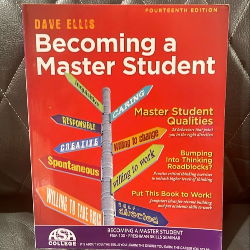 Becoming a master student 