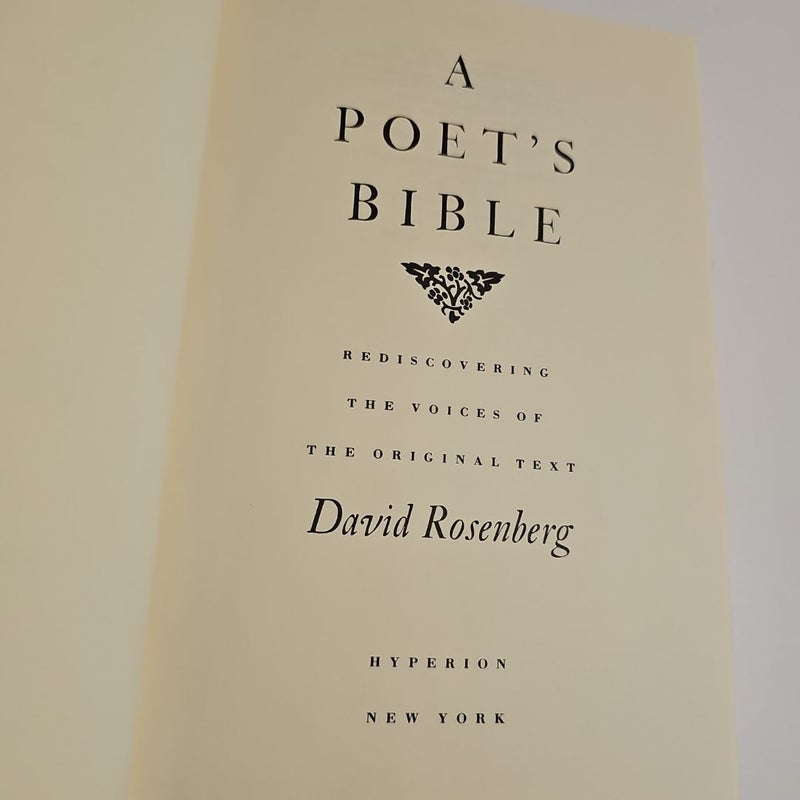 A Poet's Bible