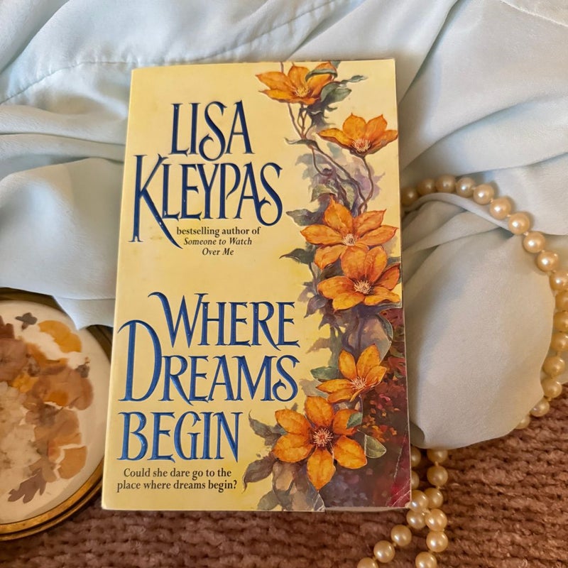 Where Dreams Begin Stepback (First Edition, First Printing)