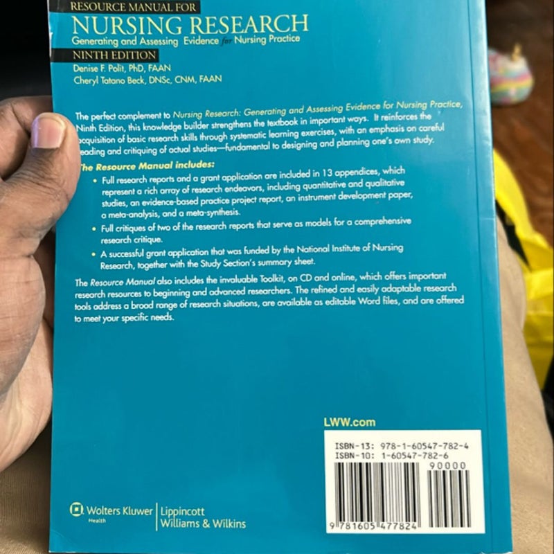 Resource Manual for Nursing Research