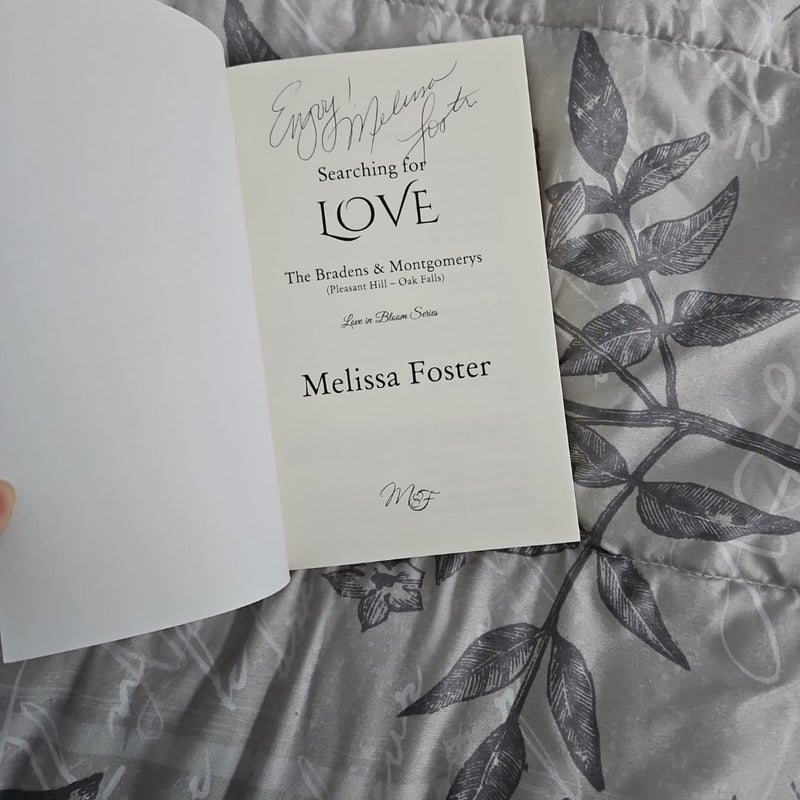 Searching for Love by Melissa Foster signed