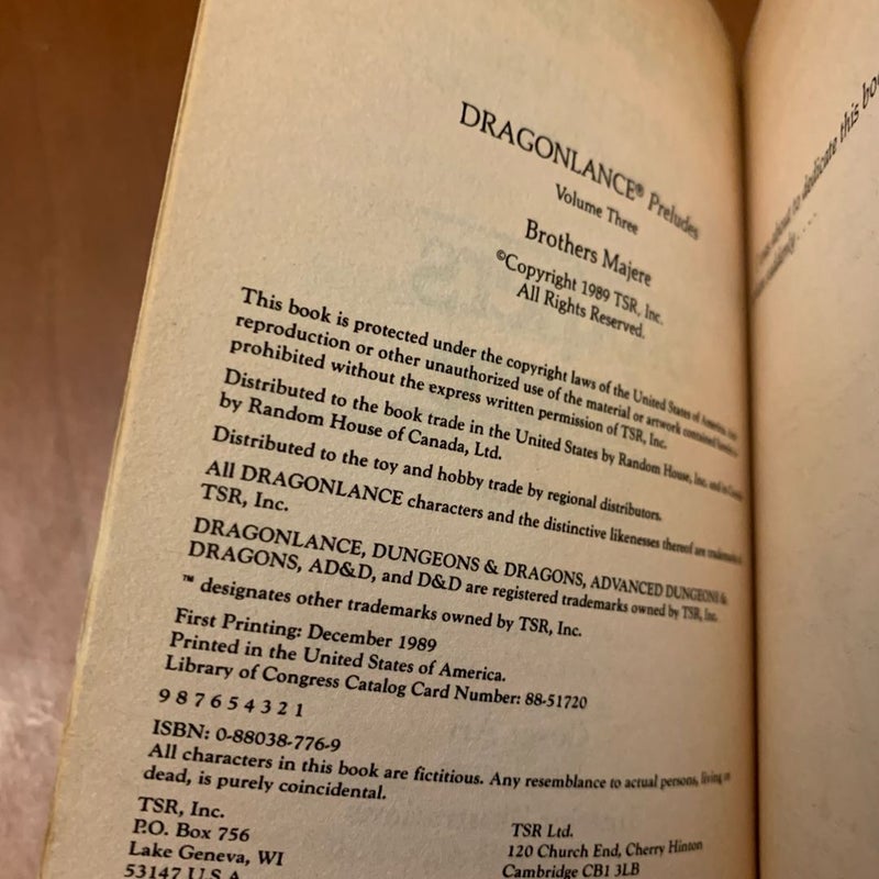 DragonLance: Tales I & Preludes I Trilogy Set: The Magic of Krynn, Kender, Gully Dwarves, and Gnomes, Love and War, Darkness & Light, Kendermore, Brothers Majere