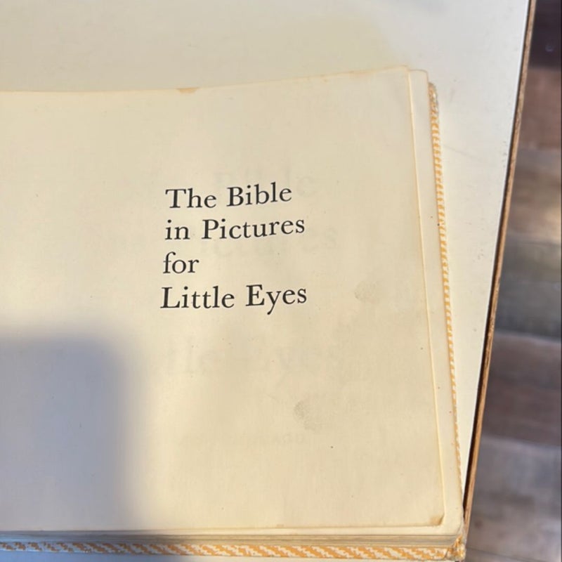 The Bible in Pictures for Little Eyes