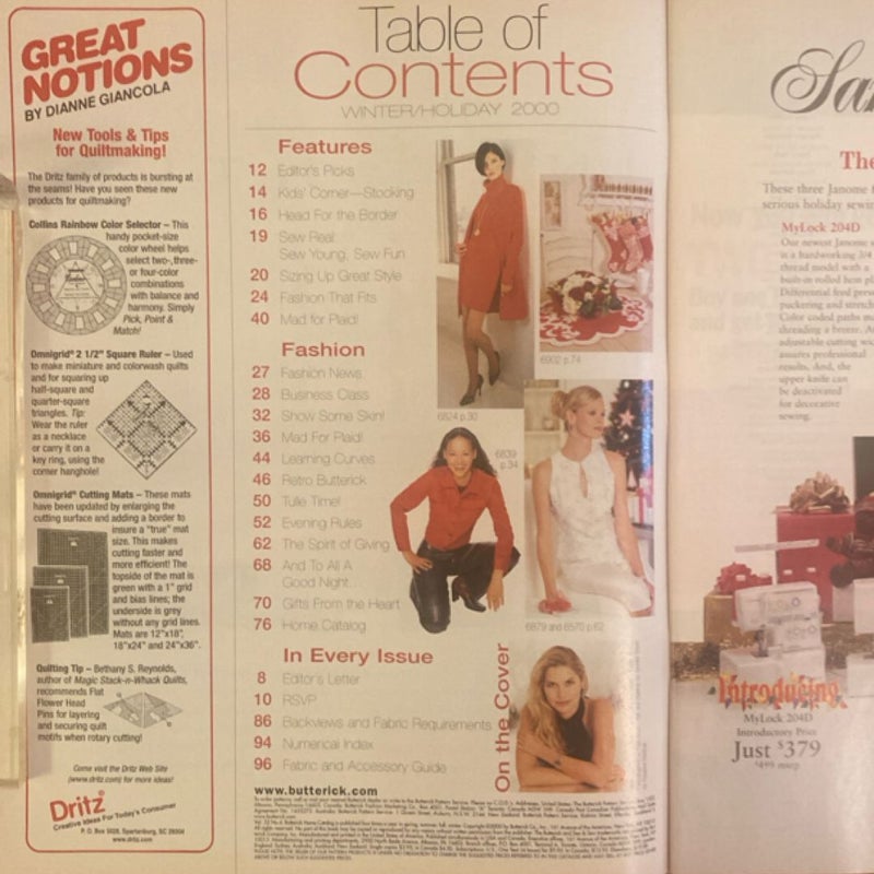 Butterick Magazine (Winter/Holiday 2000)