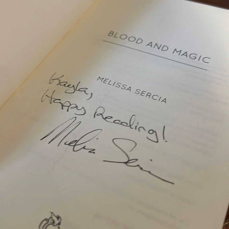 Blood and Magic - Signed