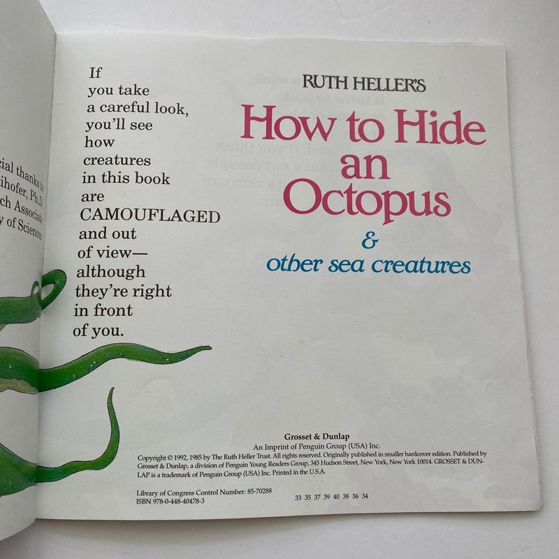 How to Hide an Octopus and Other Sea Creatures