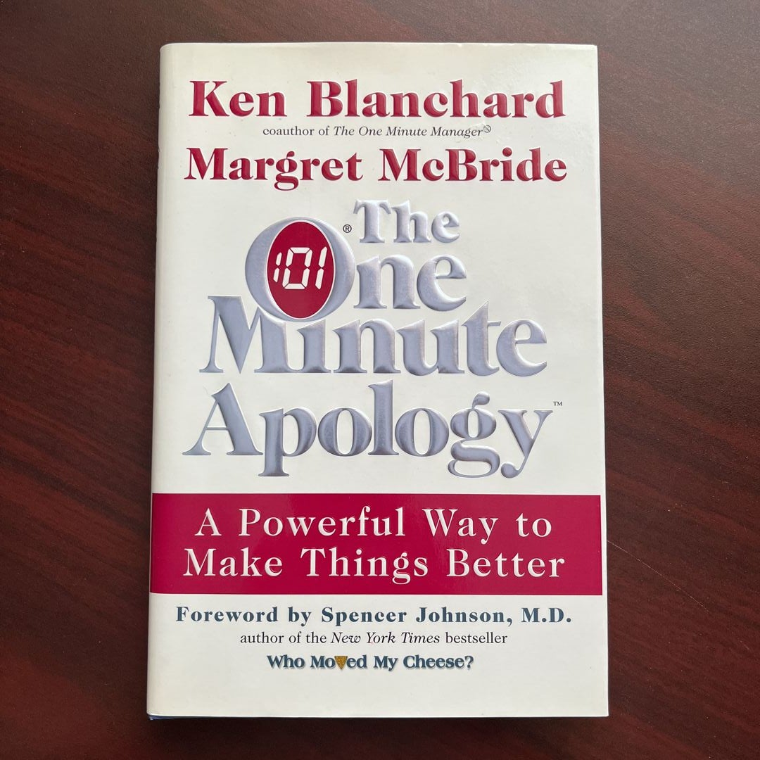 The One Minute Apology