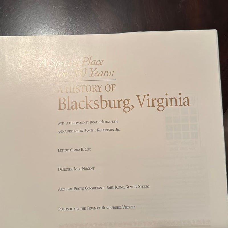 History of Blacksburg Virginia - A special place for 200 years