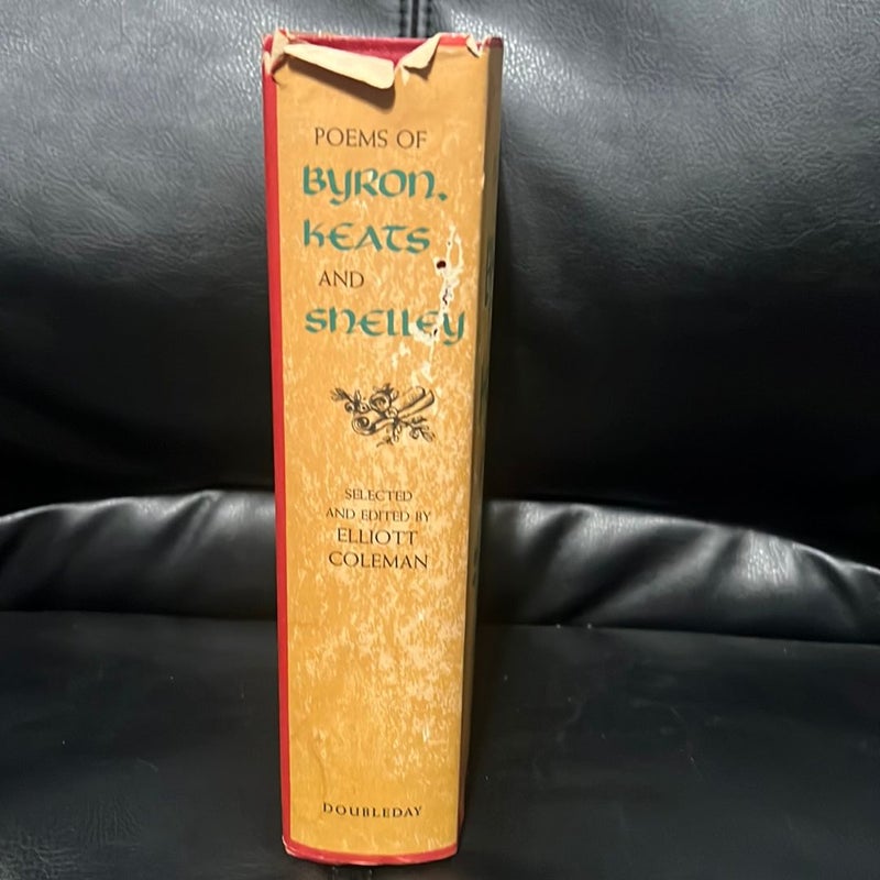 Poems of Byron, Keats and Shelley