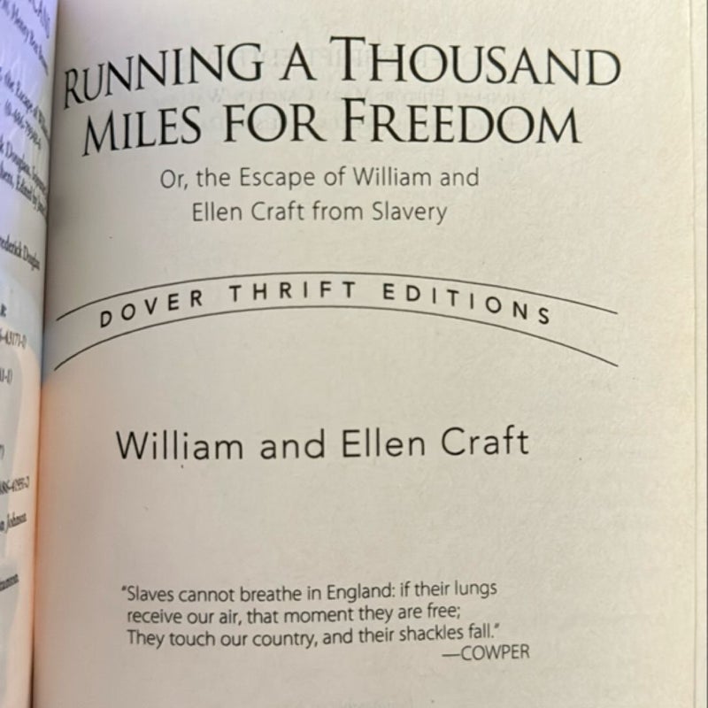 Running a Thousand Miles for Freedom