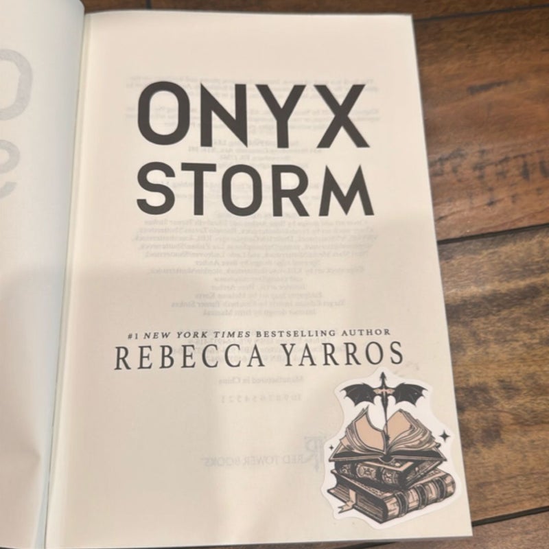 Onyx Storm Special Edition with Sprayed Edges