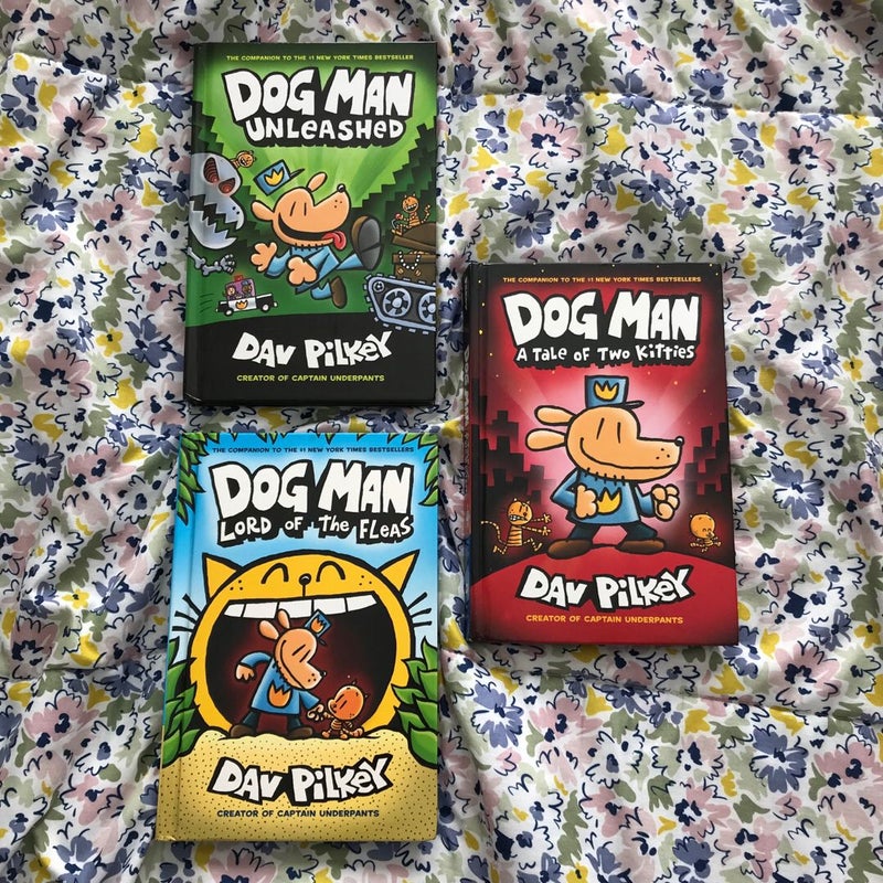 Dog Man 3-Book Collection (Unleashed, A Tale of Two Kitties, & Lord of the Fleas)