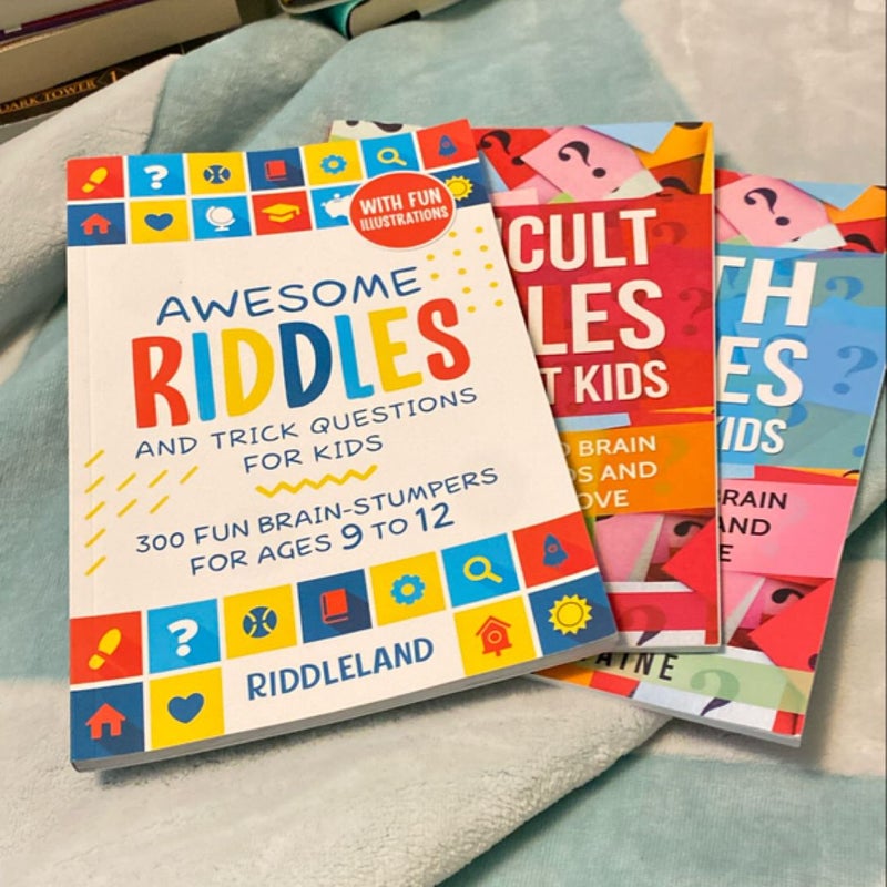 children’s riddle book bundle